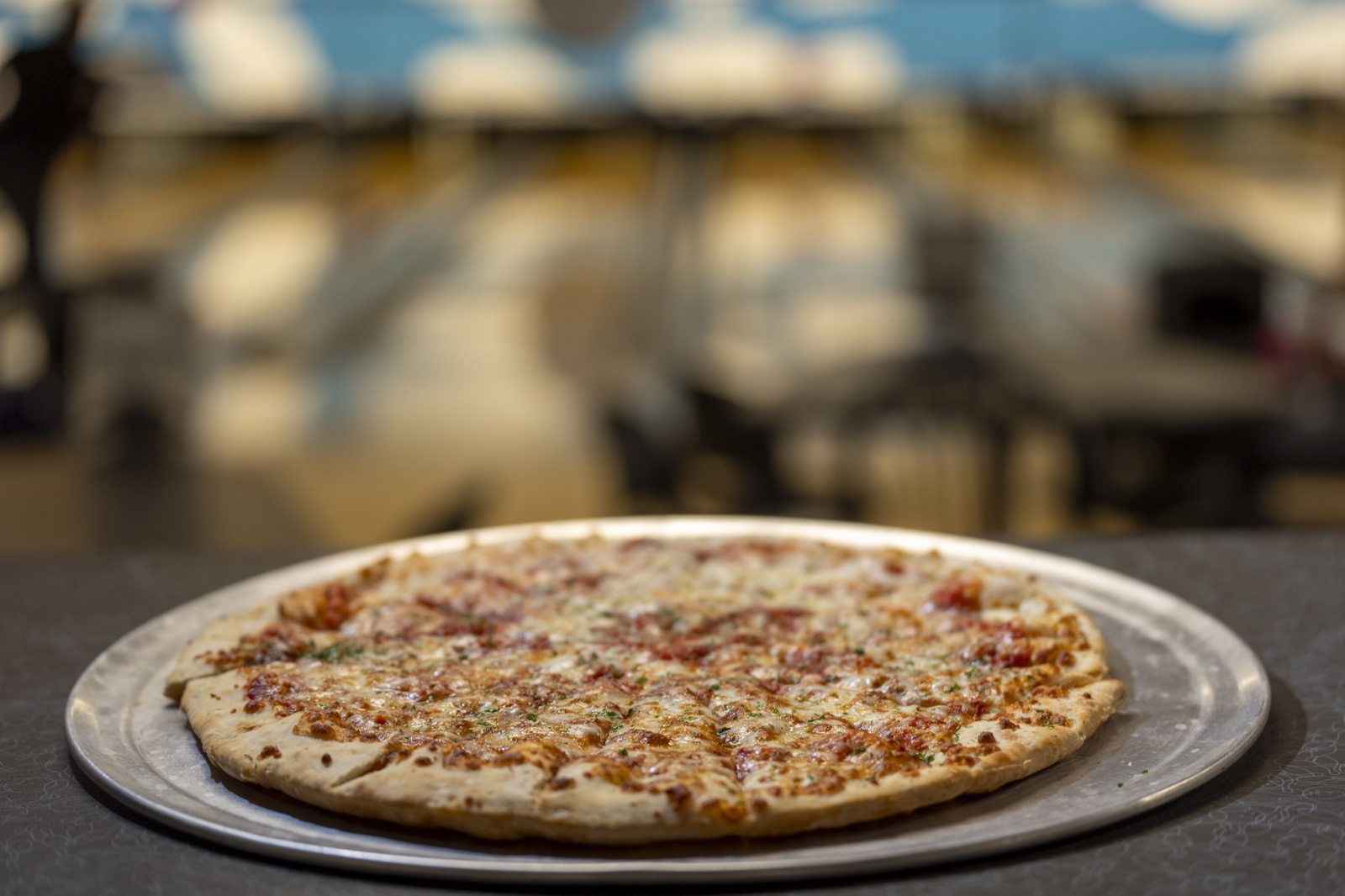 Fresh pizza served at Southland's 300 Grill